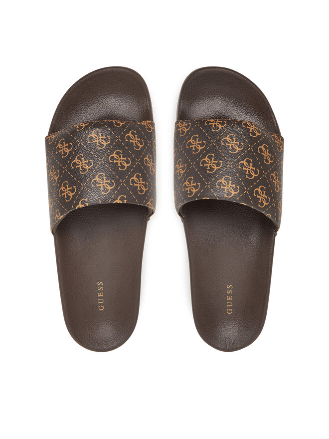 Guess Šľapky Guess FMJTOKELE19 Hnedá
