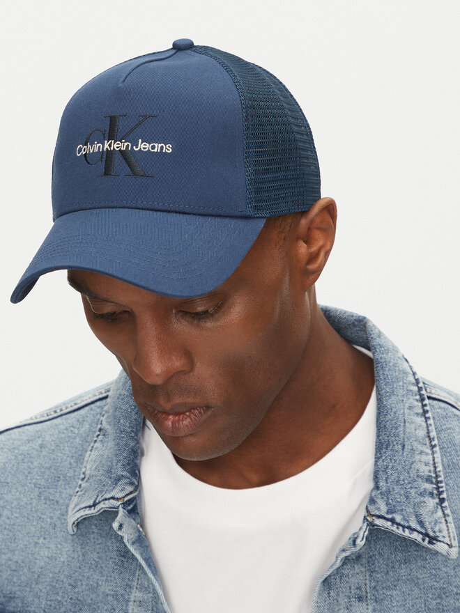 Calvin Klein Jeans Kšiltovka Calvin Klein Jeans Monologo LV04G5065G Modrá