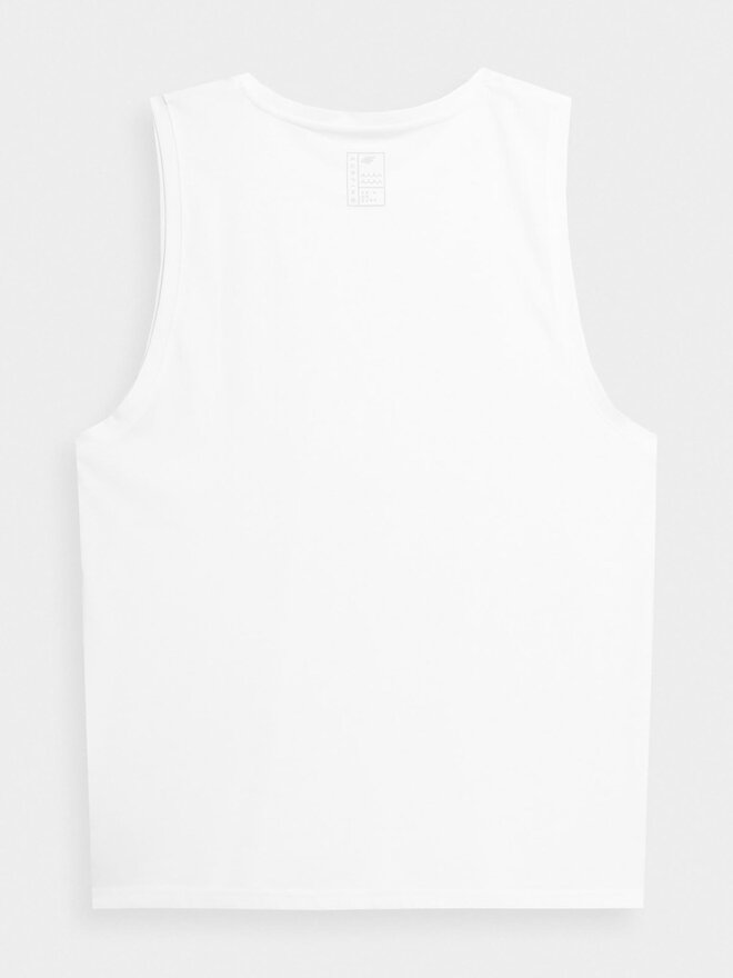 4F 4F Tank top 4FSS23TTSHM368 Λευκό Regular Fit