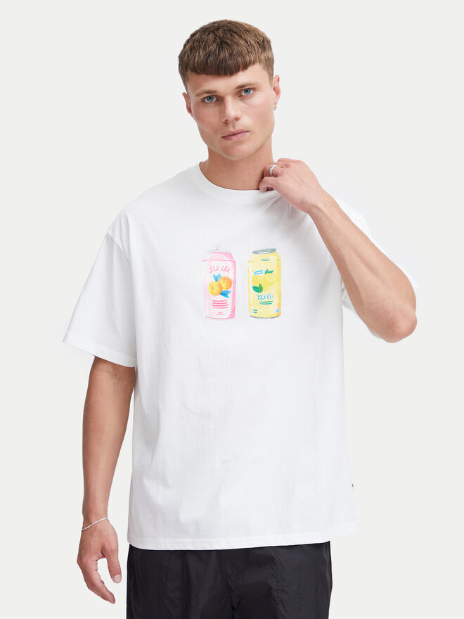 Solid Solid Camiseta 21108243 Blanco Relaxed Fit
