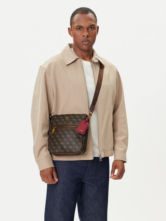 Guess Maža rankinė Guess HMMILO P5417 Ruda
