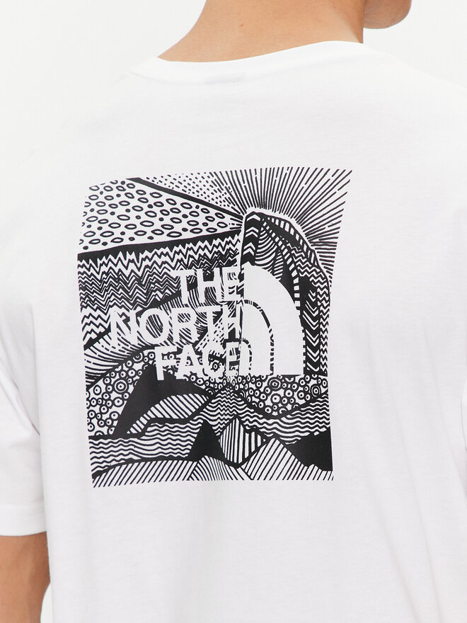 The North Face The North Face Camiseta Redbox NF0A87NV Blanco Regular Fit