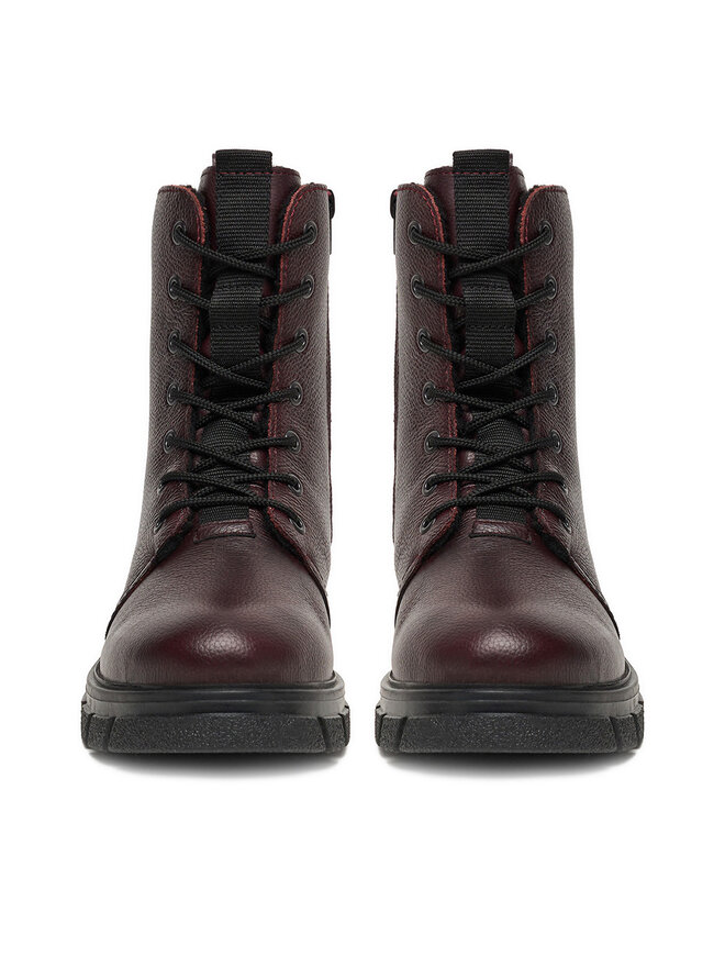 Rieker Botines planos Rieker CEO-Z9116-35 Guinda/burdeos