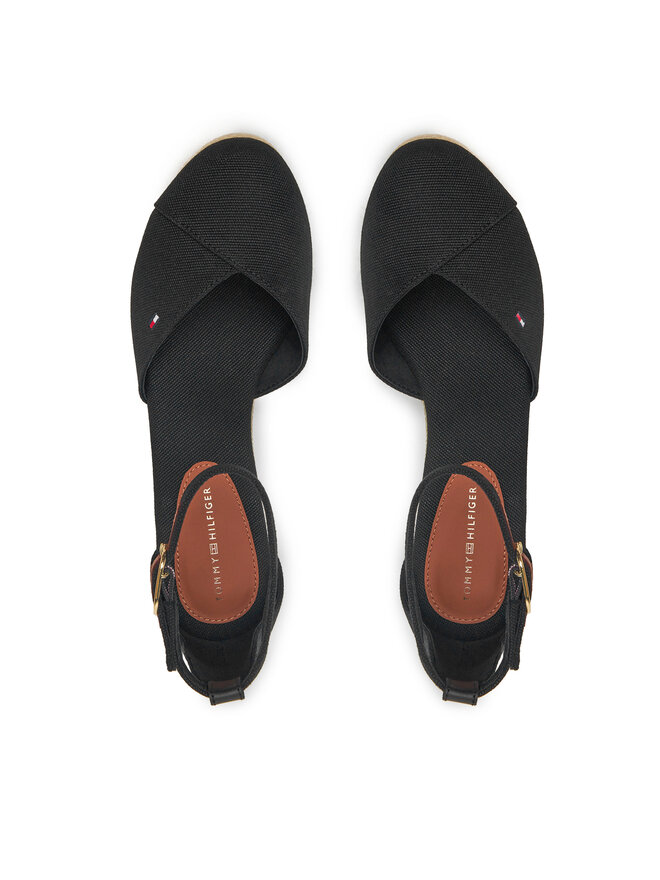 Tommy Hilfiger Espadryle Tommy Hilfiger FW0FW08657 Czarny