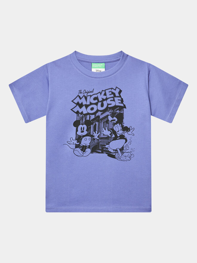 United Colors Of Benetton United Colors Of Benetton T-Shirt 3096G10B3 Violett Regular Fit
