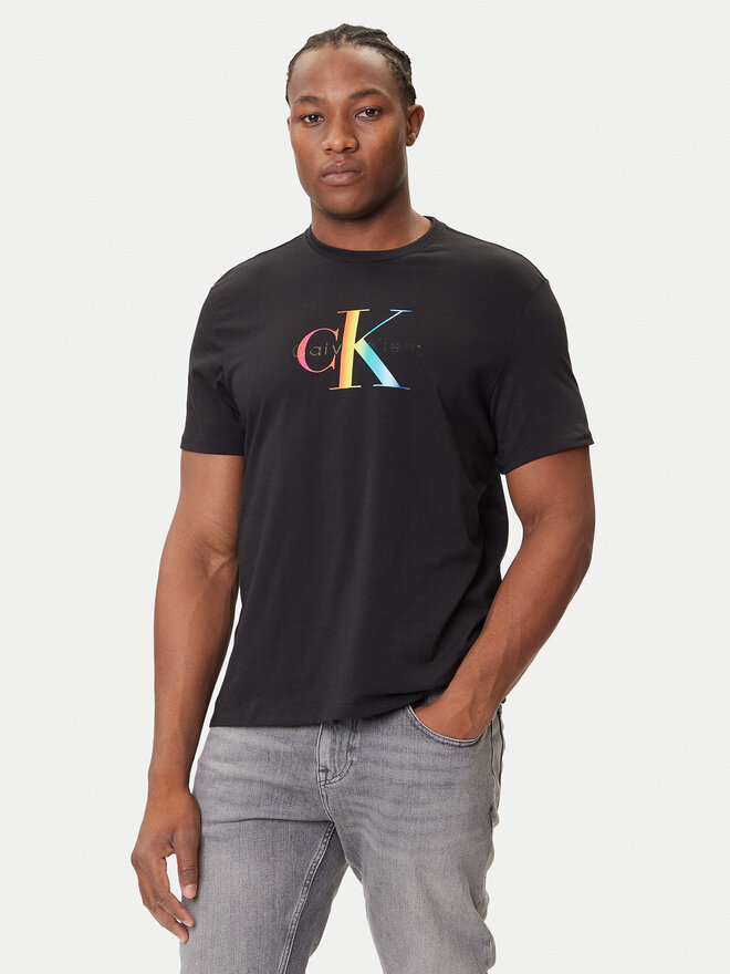 Calvin Klein Jeans Calvin Klein Jeans T-Shirt Pride Graphic LV04RC800G Schwarz Regular Fit
