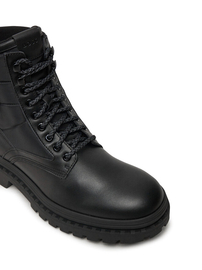 BOSS Schnürstiefeletten Boss Nebular 50529188 Schwarz