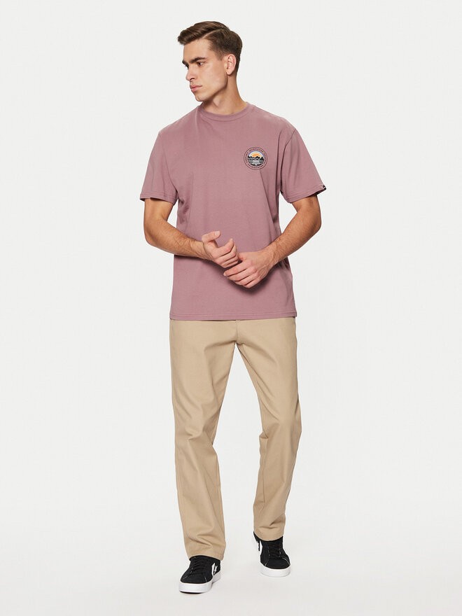 Quiksilver Quiksilver Marškinėliai Landscapes EQYZT07917 Violetinė Regular Fit