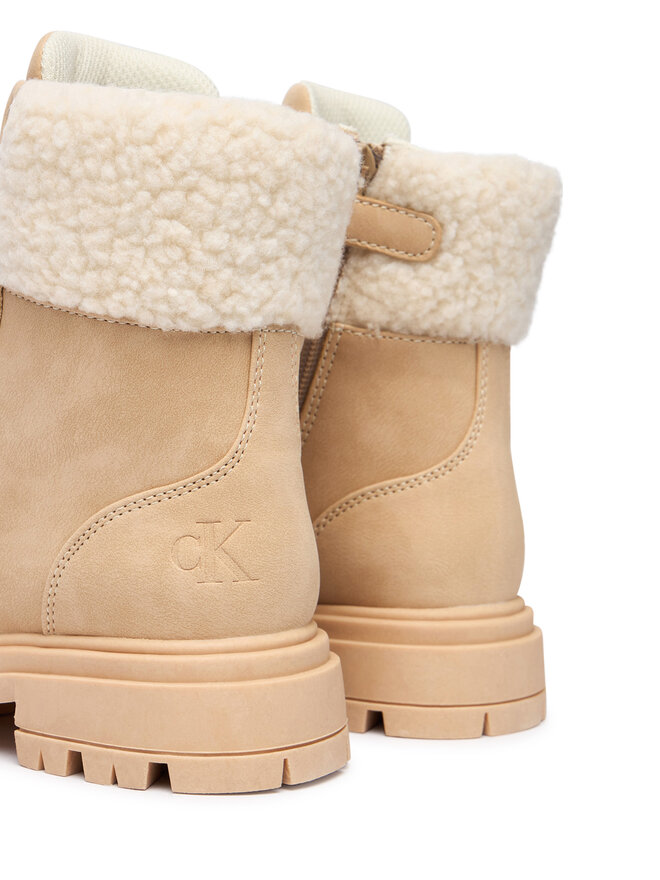 Calvin Klein Schnürschuhe Calvin Klein V3A5-83125-1628500 S Beige