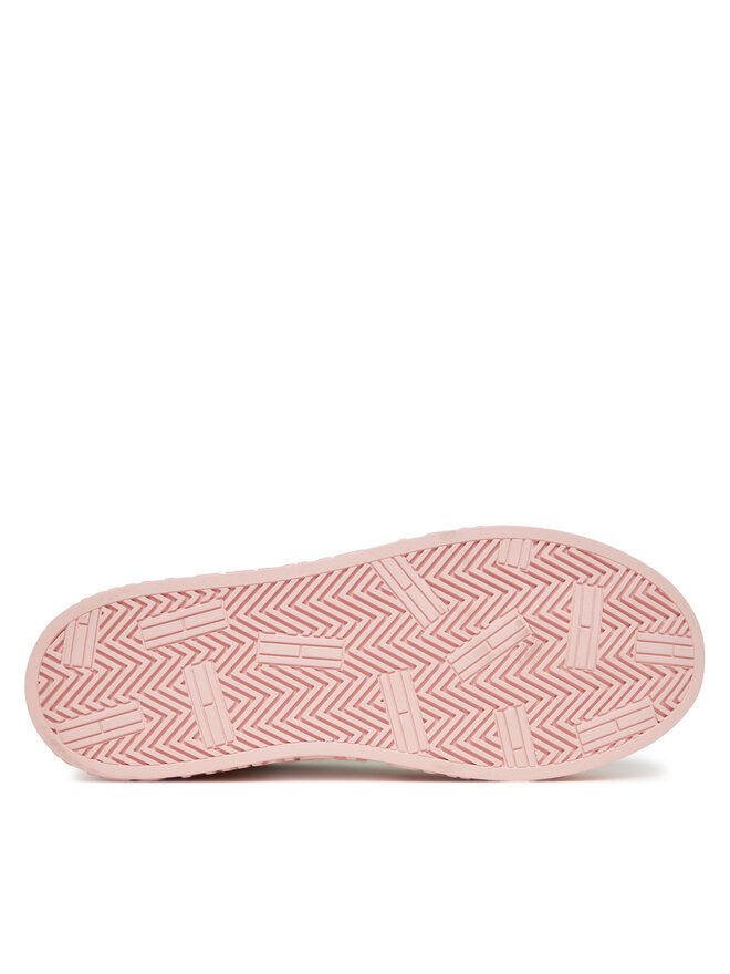 Tommy Jeans Sneakersy Tommy Jeans Tjw Logo Outsole Sneaker Ess EN0EN02703 Biały
