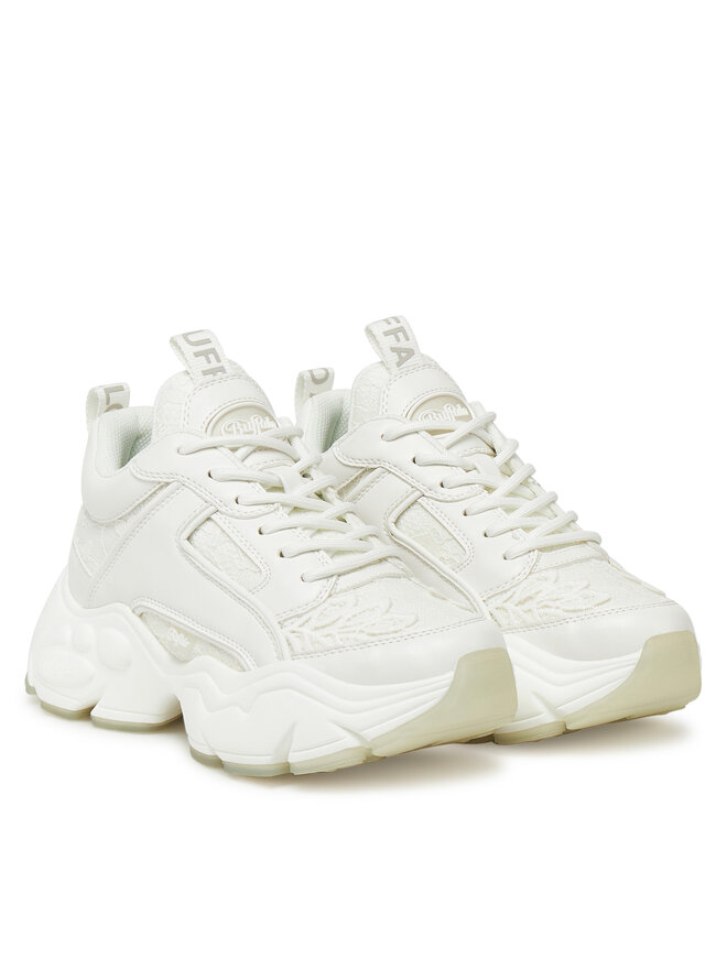 Buffalo Sneakersy Buffalo Binary Bloom 1636376 Biały