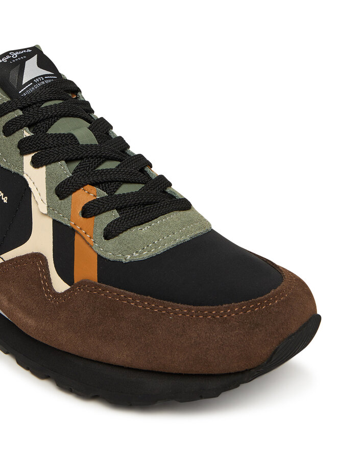 Pepe Jeans Sneakers Pepe Jeans Brit Prints M PMS400002 Braun