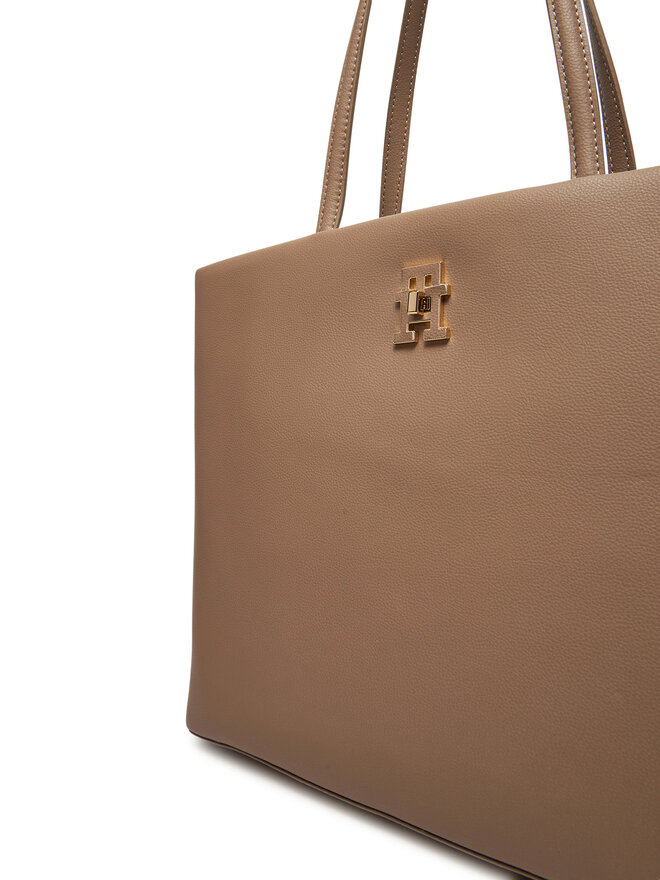 Tommy Hilfiger Ročna torba Tommy Hilfiger Th Modern Tote AW0AW17528 Bež