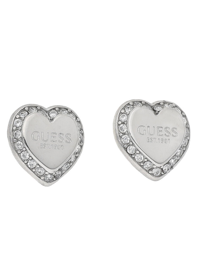 Guess Náušnice Guess JUBE01 427JW Strieborná
