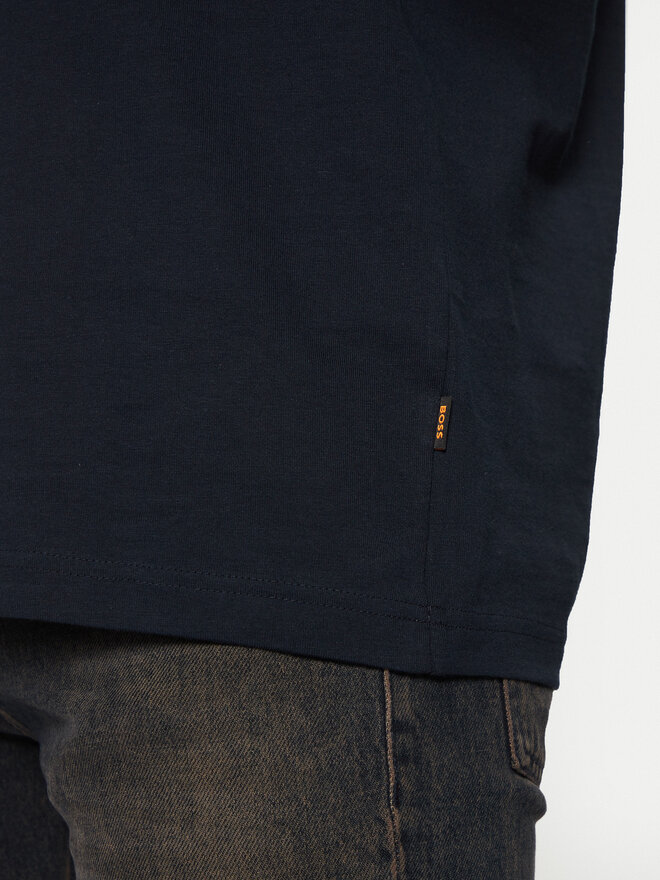 BOSS BOSS Póló Spiderbat 50534924 Sötétkék Regular Fit