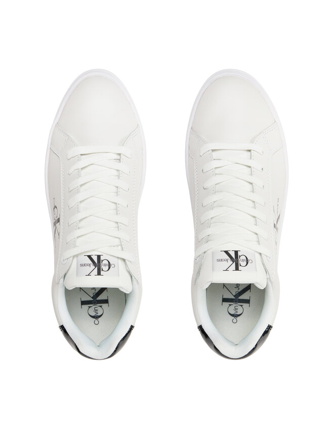 Calvin Klein Jeans Sneakers Calvin Klein Jeans Bold Platf Low Lace Lth Ml Met YW0YW01431 Alb