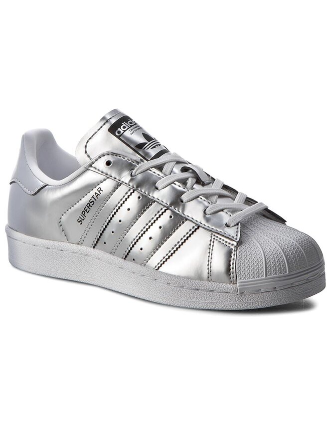 Zapatillas adidas Superstar W CG3681 Plata zapatos.es