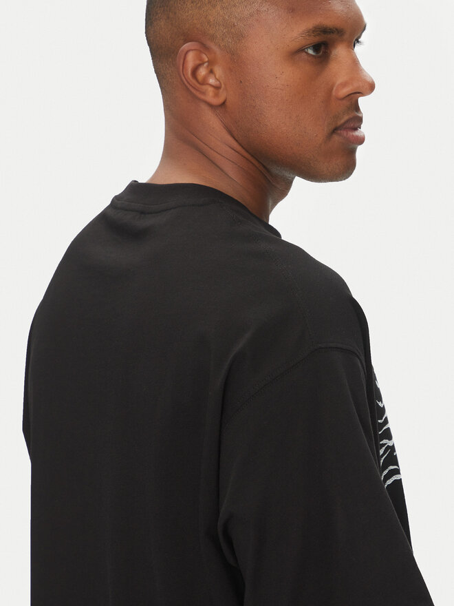 Versace Jeans Couture Versace Jeans Couture Camiseta 78GAH6L1 Negro Regular Fit