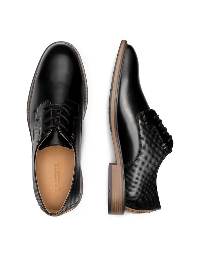 Lanetti Halbschuhe Lanetti 120AM1888-1 Schwarz
