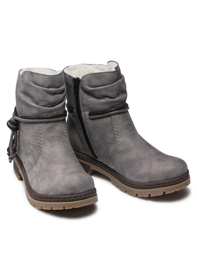 Rieker Μποτάκια Rieker Y7463-40 Γκρι