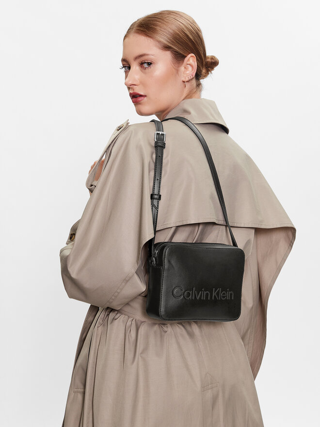 Calvin Klein Handtasche Calvin Klein Ck Set Camera Bag K60K610180 Schwarz