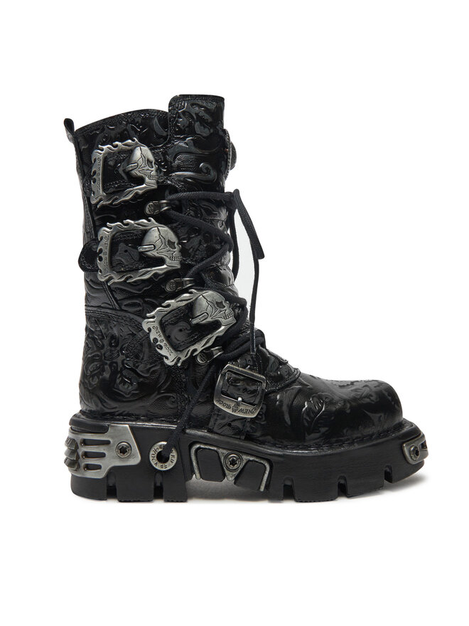 NEW ROCK Glany NEW ROCK M-391-S4 Czarny