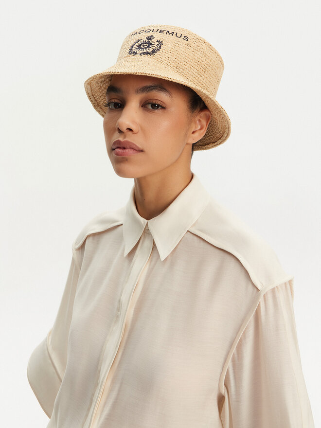 JACQUEMUS Kapelusz JACQUEMUS 25E255AC6785207 Beżowy