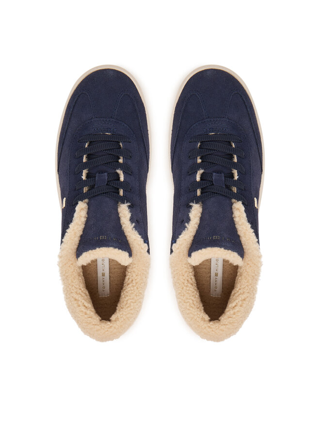 Tommy Hilfiger Sneakers Tommy Hilfiger Th Chic Cupsole Wl FW0FW09597 Dunkelblau