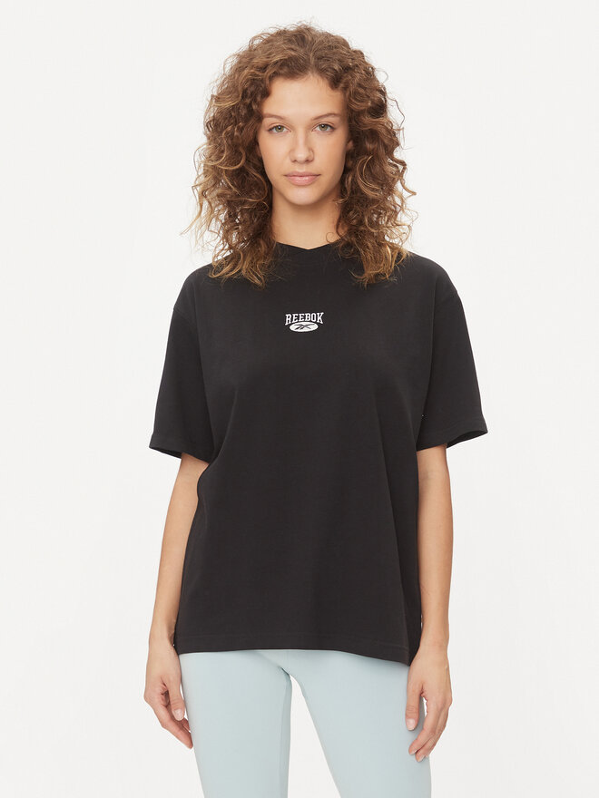 Reebok Reebok Marškinėliai Classics IL4642 Juoda Relaxed Fit