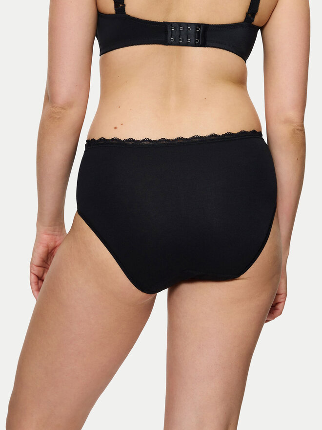 Triumph Triumph Klasične spodnje hlačke Feel Of Cotton 10224959 Črna