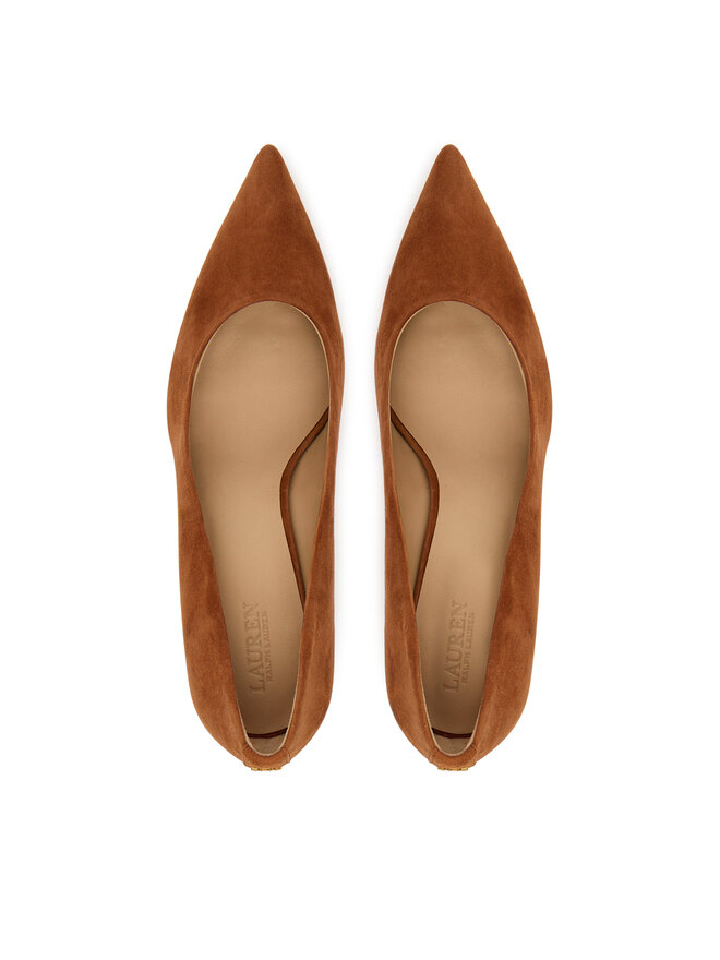LAUREN RALPH LAUREN Czółenka LAUREN RALPH LAUREN Kingad 802967743002 Brązowy