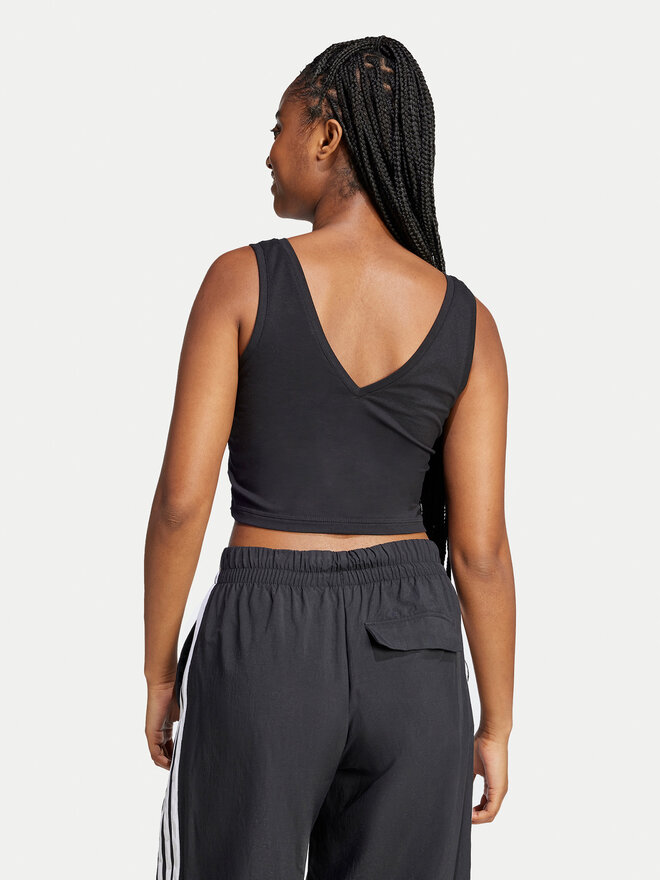 adidas adidas Τοπ Essentials Small Logo JE1321 Μαύρο Slim Fit