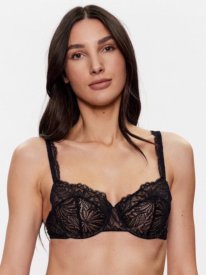 Simone Pérèle Simone Pérèle Pusiau dengta (balcony bra) liemenėlė Exotica 1B3330 Juoda