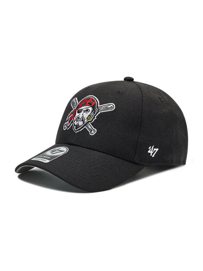 47 Brand Czapka z daszkiem 47 Brand MLB Pittsburgh Pirates B-MVP20WBV-BKO Czarny