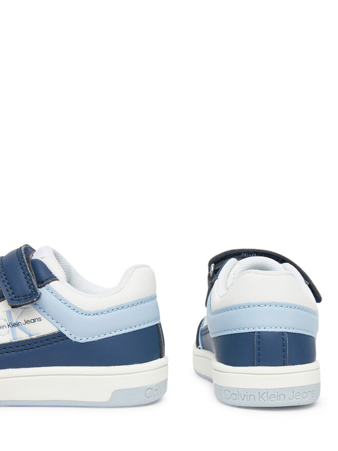 Calvin Klein Jeans Sneakersy Calvin Klein Jeans Low Cut Lace-Up/ Velcro Sneaker V1X9-82078-1355 M Niebieski