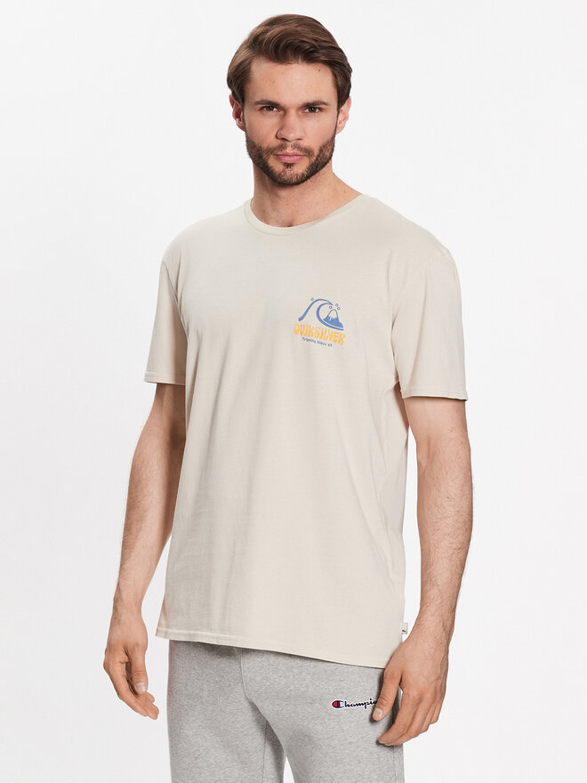 Quiksilver Quiksilver Marškinėliai Arts In Palm EQYZT07249 Smėlio Regular Fit