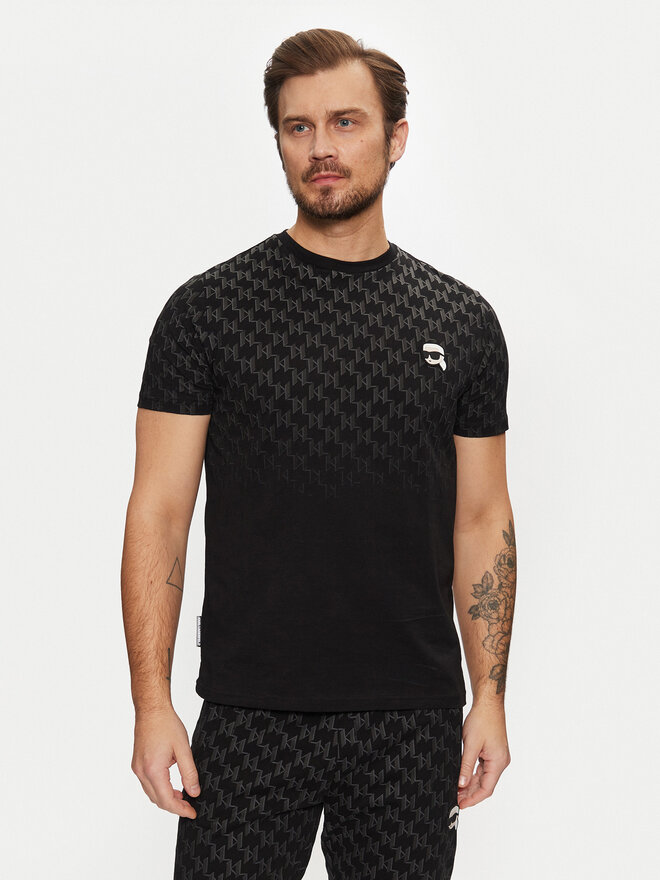 KARL LAGERFELD KARL LAGERFELD T-Shirt 755099 551251 Μαύρο Regular Fit