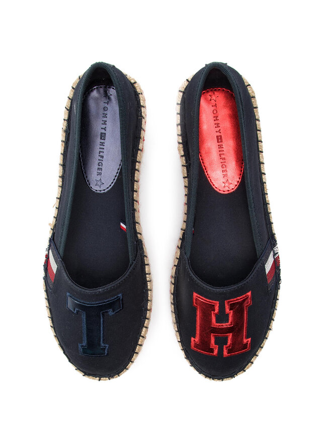 Espadrilles Tommy Hilfiger Patch Espadrille FW0FW03846 Bleu marine chaussures