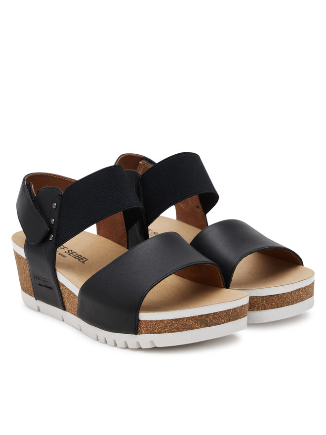 Josef Seibel Sandały Josef Seibel Quinn 09 83509 Czarny
