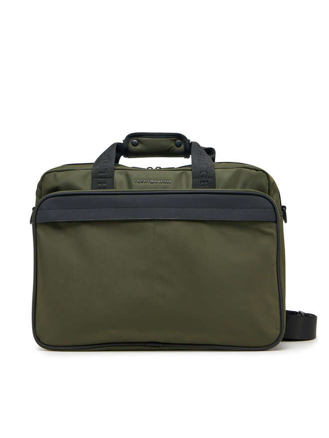 Tommy Hilfiger Τσάντα για laptop Tommy Hilfiger Th Repreve Computer Bag AM0AM13186 Χακί