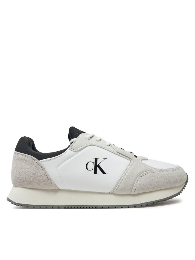 Calvin Klein Jeans Sneakersy Calvin Klein Jeans Retro Sock Runner Mg Wmm YM0YM01152 Biały