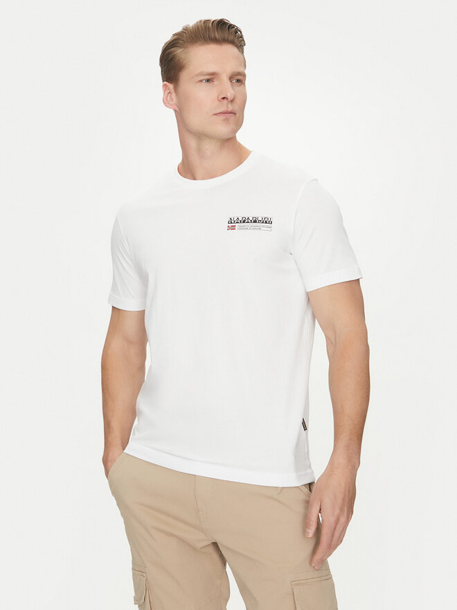 Napapijri Napapijri Camiseta Kasba NP0A4HQQ Blanco Regular Fit