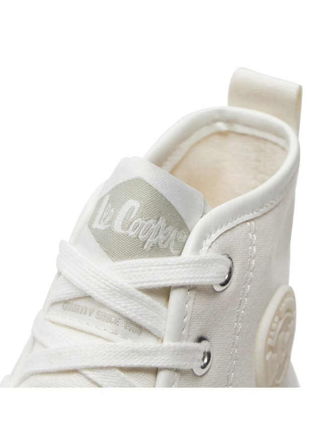 Lee Cooper Sneakers aus Stoff Lee Cooper LCW-24-02-2132LA Weiß