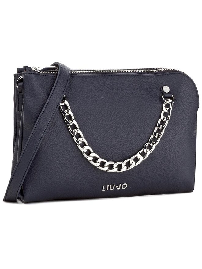 Sac a main Liu Jo Tracollina Poppa A67069 E0409 Bleu marine chaussures