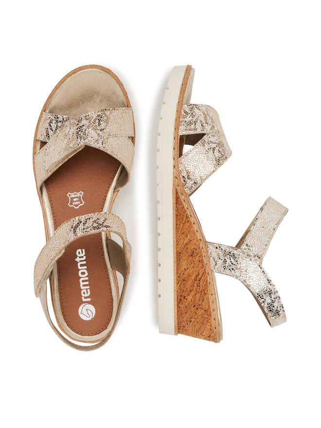 Remonte Sandály Remonte R6252-91 Zlatá