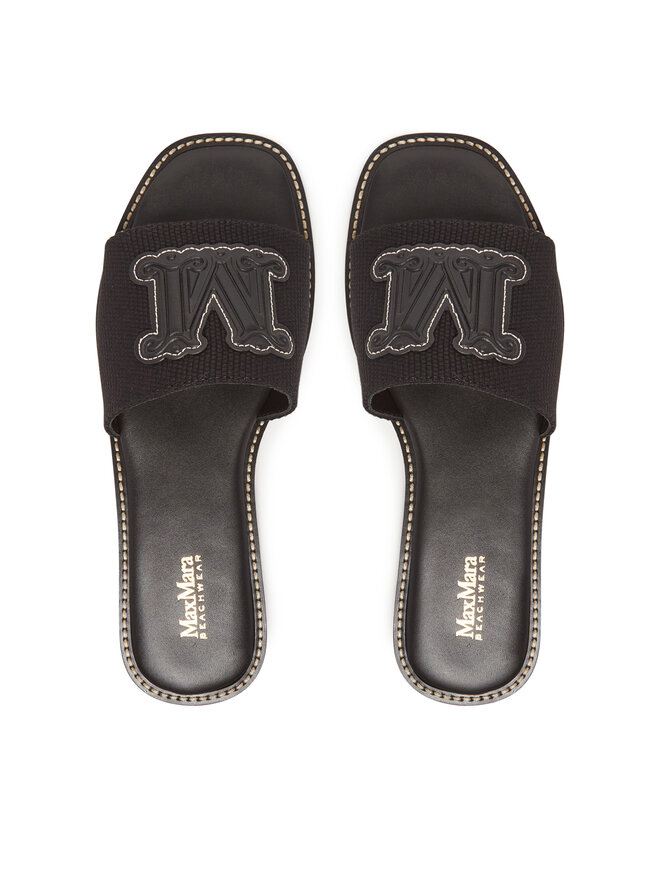 Max Mara Beachwear Şlapi Max Mara Beachwear 2516521019600 Negru