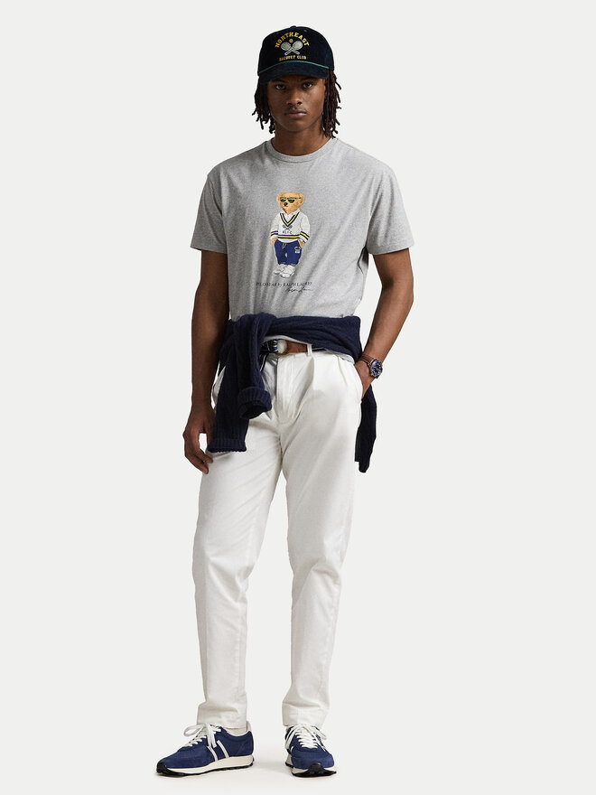 Polo Ralph Lauren Polo Ralph Lauren T-Shirt 710973137002 Γκρι Slim Fit