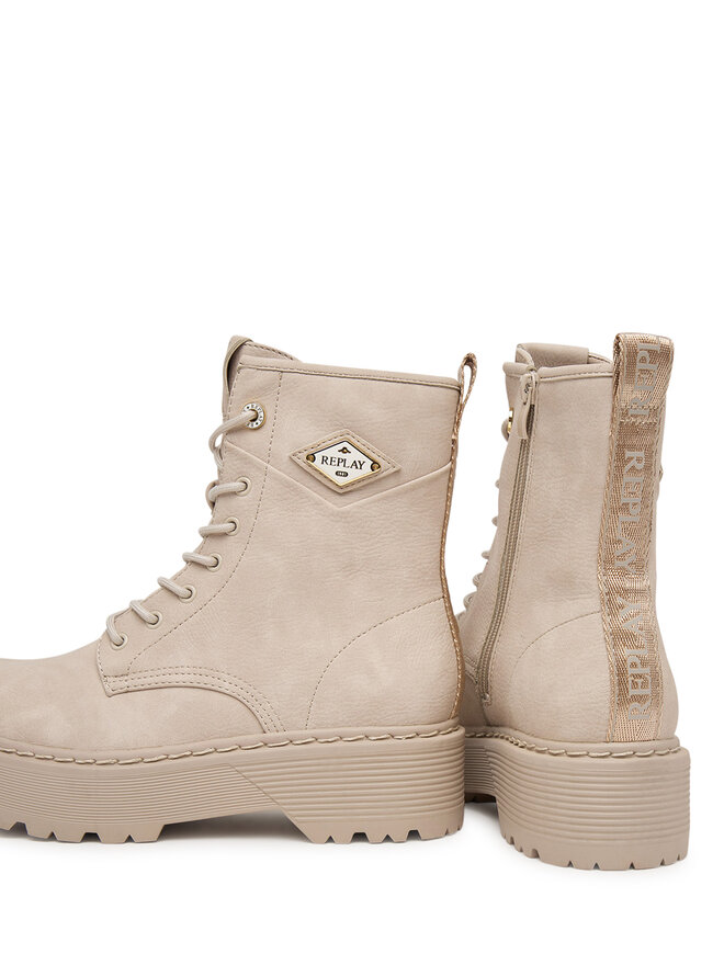 REPLAY Schnürstiefeletten REPLAY GWL63 .000.C001ZS Beige