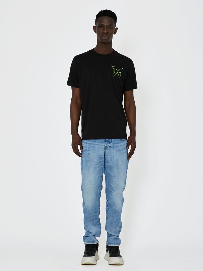 Richmond X Richmond X T-Shirt Rached UMP24031TS Μαύρο Regular Fit