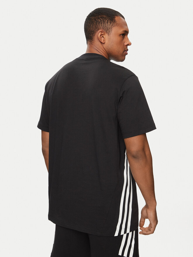 adidas adidas T-Shirt Future Icons 3-Stripes IR9166 Μαύρο Loose Fit